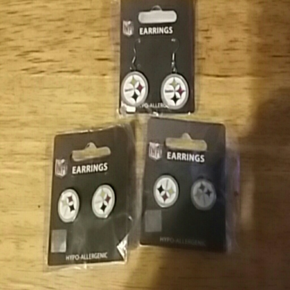 Steelers earrings